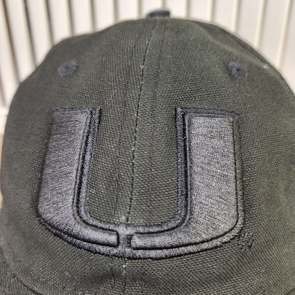Miami Hurricanes New Era 9twenty Hat Cap Black Strapback NCAA College Adjustable - Picture 3 of 10